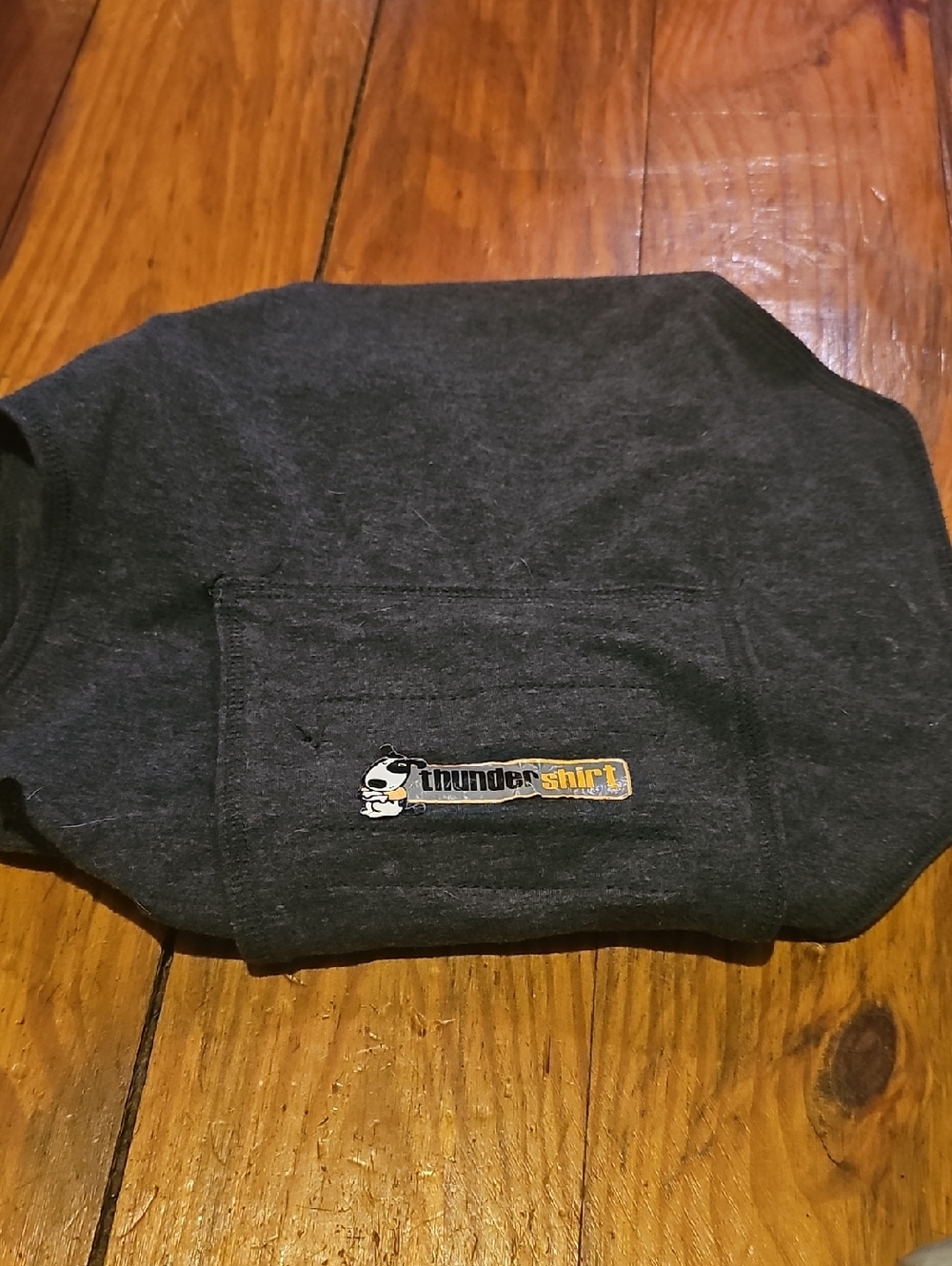 Thundershirt Dark Gray Anxiety Relief Dog Shirt with Logo Patch